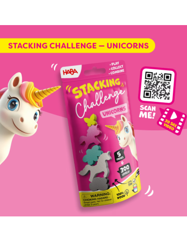 Stacking Challenge – Unicorns Haba