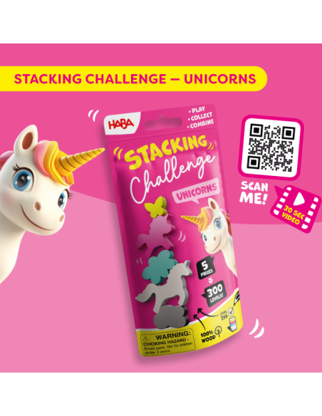 Stacking Challenge – Unicorns Haba