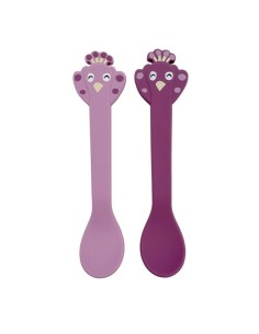 Silicona cucharras 2-pack - Mrs. Pavo Real Trixie