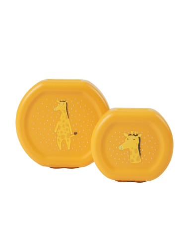 Snack box with clip - 2pcs - Mr. Giraffe Trixie