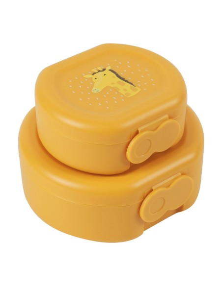 Snack box with clip - 2pcs - Mr. Giraffe Trixie