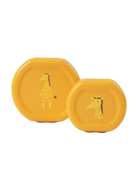 Snack box with clip - 2pcs - Mr. Giraffe Trixie