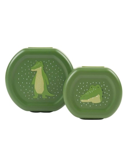 Snack box with clip - 2pcs - Mr. Alligator Trixie