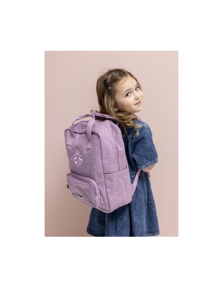 Mochila Escolar Grande Mrs. Peacock Personalizable Trixie