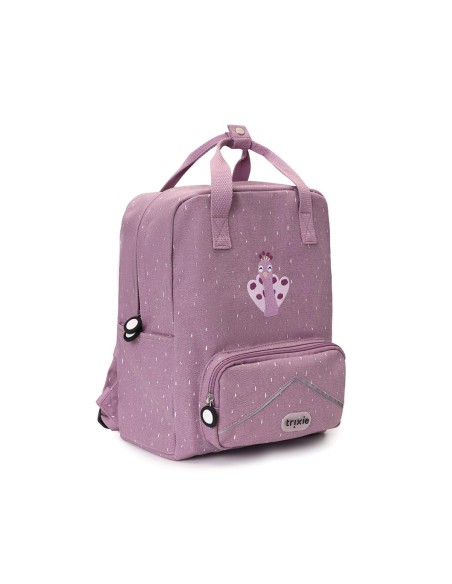 Mochila Escolar Grande Mrs. Peacock Personalizable Trixie