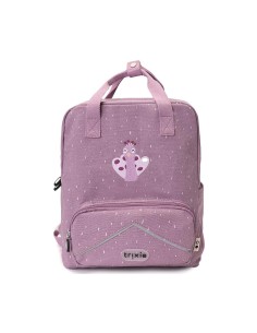Mochila Escolar Grande Mrs. Peacock Personalizable Trixie