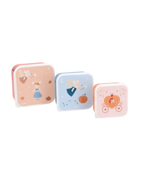 3 Cajas Almuerzo Mouse Fairies