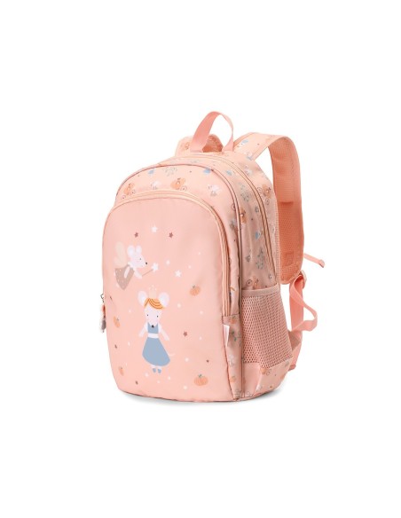 Mochila Mediana Mouse Fairies + Llavero Personalizable