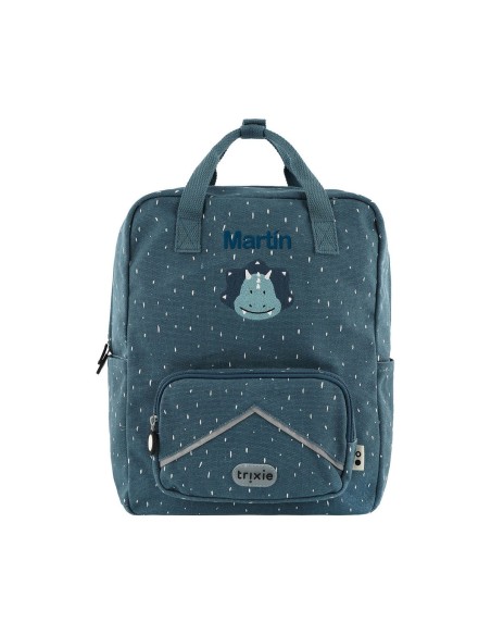 Mochila Escolar Grande Triceratops Personalizable Trixie