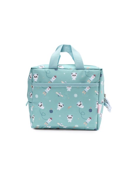 Bolsa Merienda Térmica Panda in Space  Personalizable