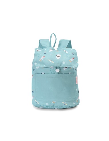 Mochila Tela Pequeña Panda in Space  Personalizable