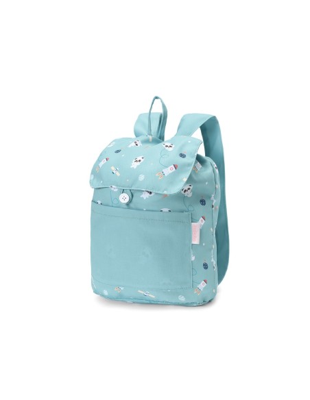 Mochila Tela Pequeña Panda in Space  Personalizable