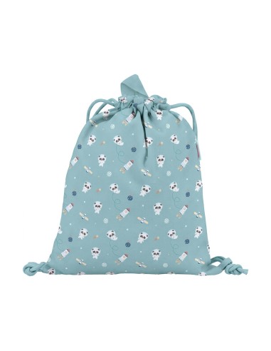 Mochila Saco Tela Panda in Space  Personalizable