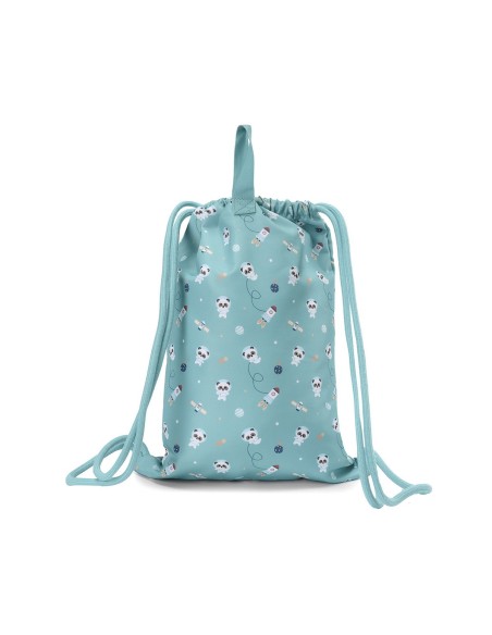 Mochila Saco Impermeable Panda in Space  Personalizable