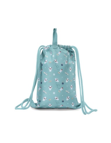 Mochila Saco Impermeable Panda in Space  Personalizable