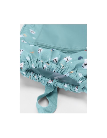 Mochila Saco Impermeable Panda in Space  Personalizable