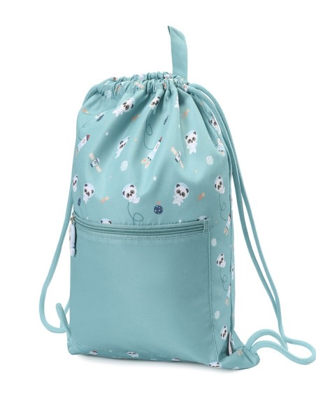 Mochila Saco Impermeable Panda in Space  Personalizable