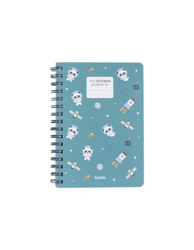 Libreta Escolar Panda in Space