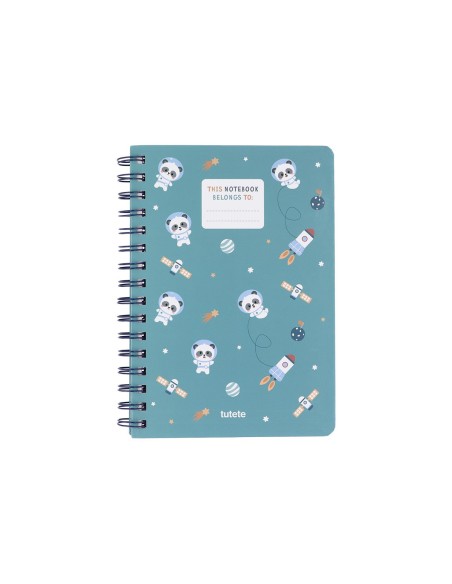 Libreta Escolar Panda in Space