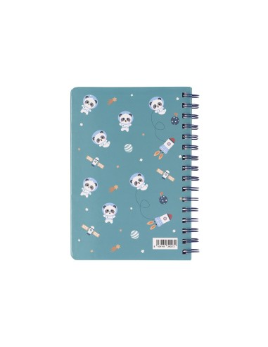 Libreta Escolar Panda in Space