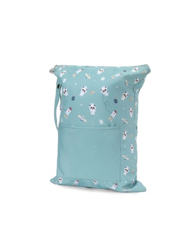 Bolsa Impermeable Grande Panda in Space  Personalizable