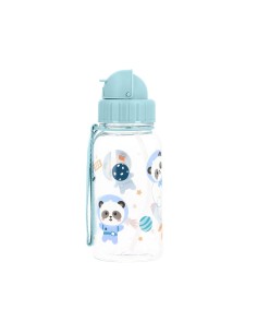 Botella Plástico Personalizable Panda in Space  500ml