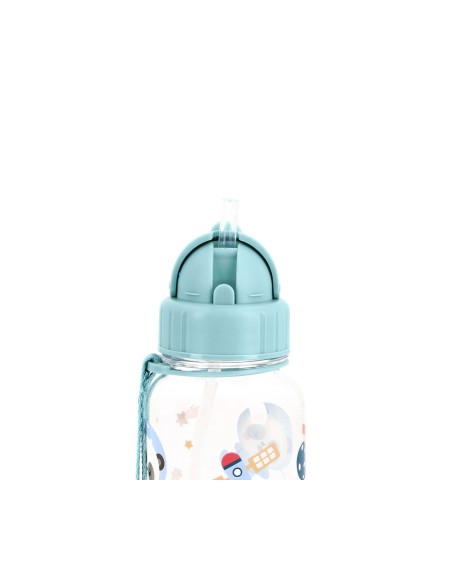 Botella Plástico Personalizable Panda in Space  500ml