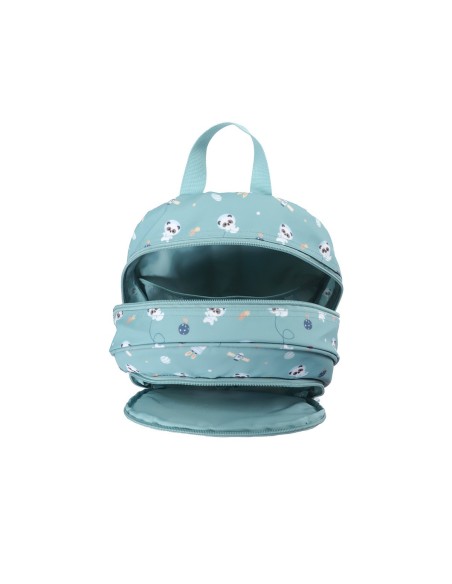 Mochila Mediana Panda in Space  + Llavero Personalizable