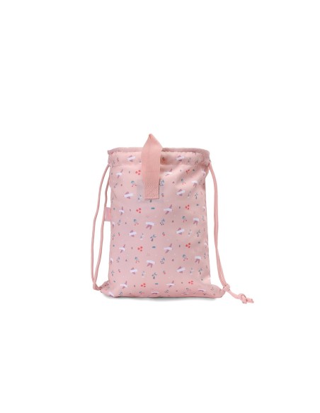 Mochila Saco Tela Blossom Birds Personalizable