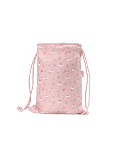 Mochila Saco Tela Blossom Birds Personalizable