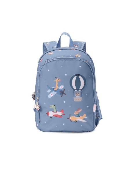 Mochila Mediana Planes  + Llavero Personalizable