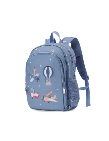 Mochila Mediana Planes  + Llavero Personalizable