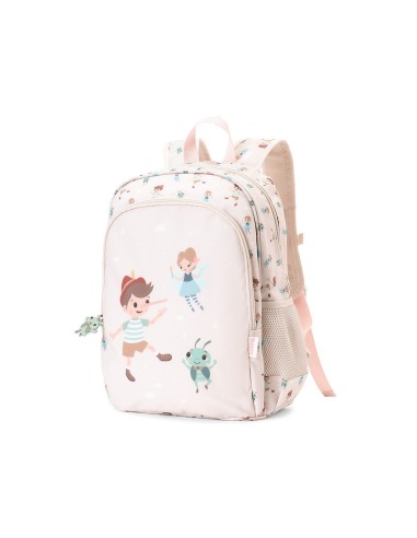 Mochila Mediana The Wooden Boy  + Llavero Personalizable