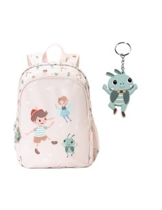Mochila Mediana The Wooden Boy  + Llavero Personalizable