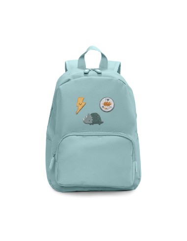 Mochila Solid Color Green + 6 Parches Nature Autoadhesivos