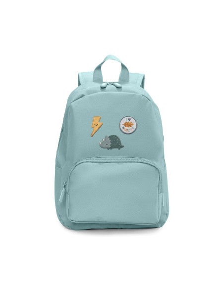 Mochila Solid Color Green + 6 Parches Nature Autoadhesivos