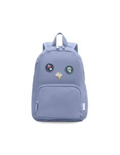 Mochila Solid Color Marine + 6 Parches Space Autoadhesivos