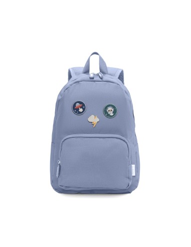 Mochila Solid Color Marine + 6 Parches Space Autoadhesivos