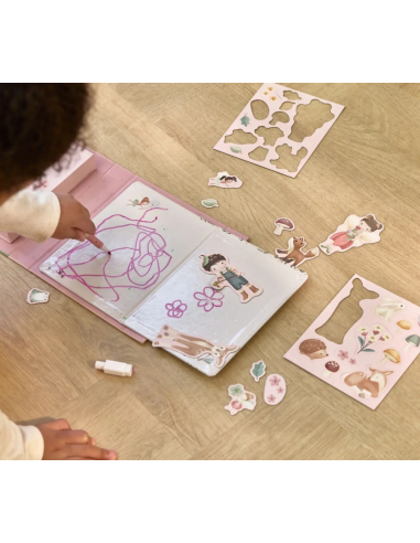 Libro de actividades magnéticas - Rosa Little Dutch