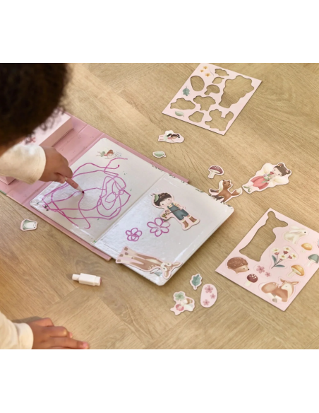 Libro de actividades magnéticas - Rosa Little Dutch