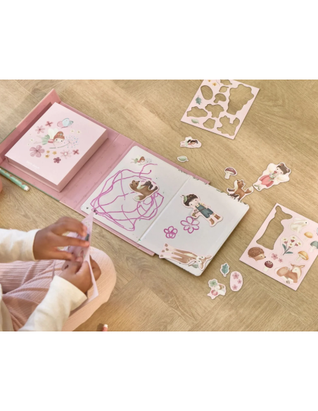 Libro de actividades magnéticas - Rosa Little Dutch