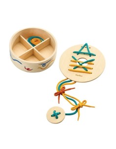 Caja enhebrar el cordón  Plantoys