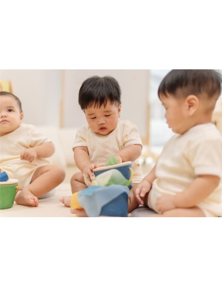 Caja motricidad Pañuelos Plantoys