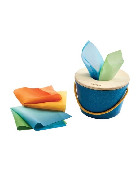 Caja motricidad Pañuelos Plantoys