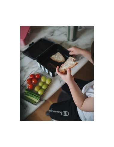 Caja de Almuerzo con 3 Bandejas Extraíbles Black Noui Noui
