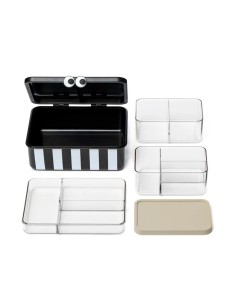 Caja de Almuerzo con 3 Bandejas Extraíbles Black Noui Noui 2
