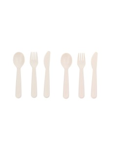 6 Cubiertos Tutete Ivory