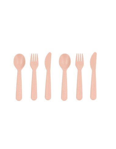 6 Cubiertos Tutete Pink