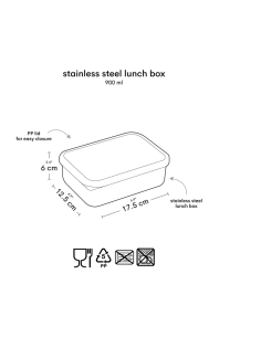 Caja Almuerzo Acero Corazones A Little Lovely Company 2