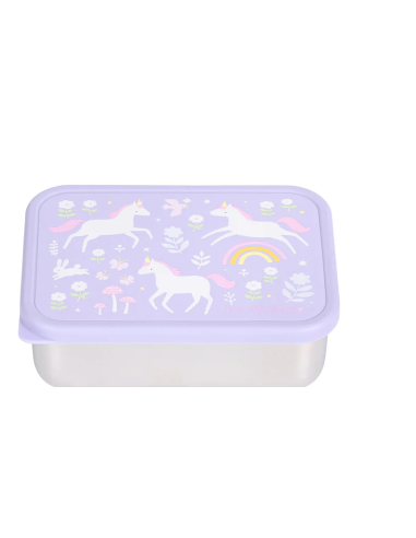 Caja Almuerzo Acero  Unicornio A Little Lovely Company